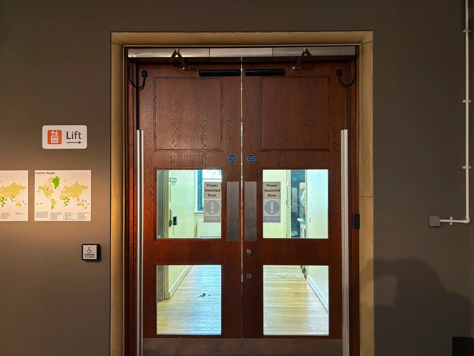 Remediated heritage fire doors with glazed vision panels